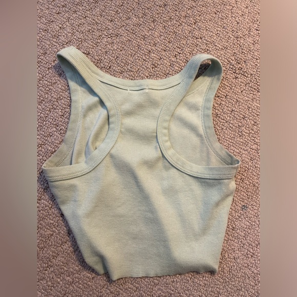 Pastel green California tank top - Picture 2 of 3